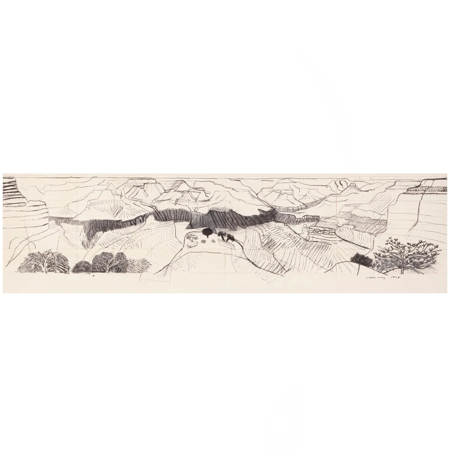 David Hockney – A Closer Grand Canyon 1998