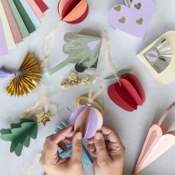 DIY papir juleklip kit