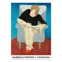 Gabriele Munter – Lady in an armchair