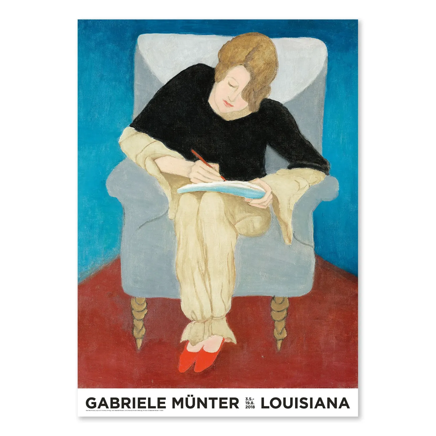 Gabriele Munter – Lady in an armchair