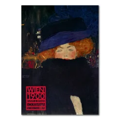 Gustav Klimt – Dame med hat og fjerboa (1909)