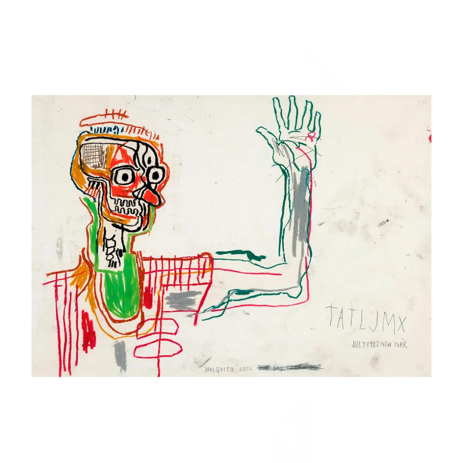 Jean-Michel Basquiat – Mosquito Coil 1982