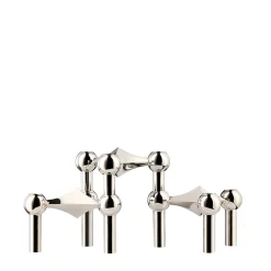 lysestage 3pack - krom