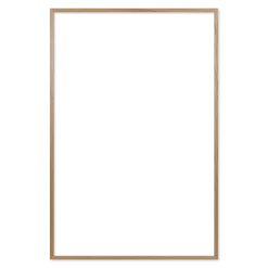 Ramme 82 x 124 cm – egetræ natur