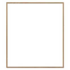 Ramme 42 x 48 cm – egetræ natur