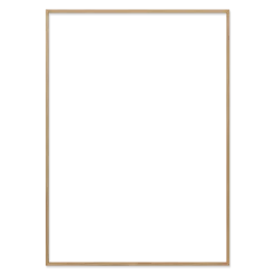 Ramme 59.4 x 83.2 cm – egetræ natur