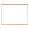 Ramme 60 x 45 cm – egetræ natur