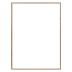 Ramme 62 x 84.9 cm – egetræ natur