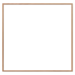 Ramme 70 x 68 cm – egetræ natur