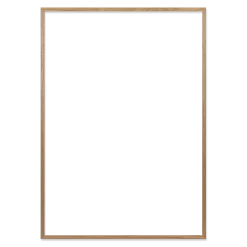 Ramme 83.9 x 117.8 cm – egetræ natur