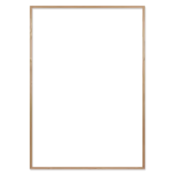 Ramme 97.7 x 140 cm – egetræ natur