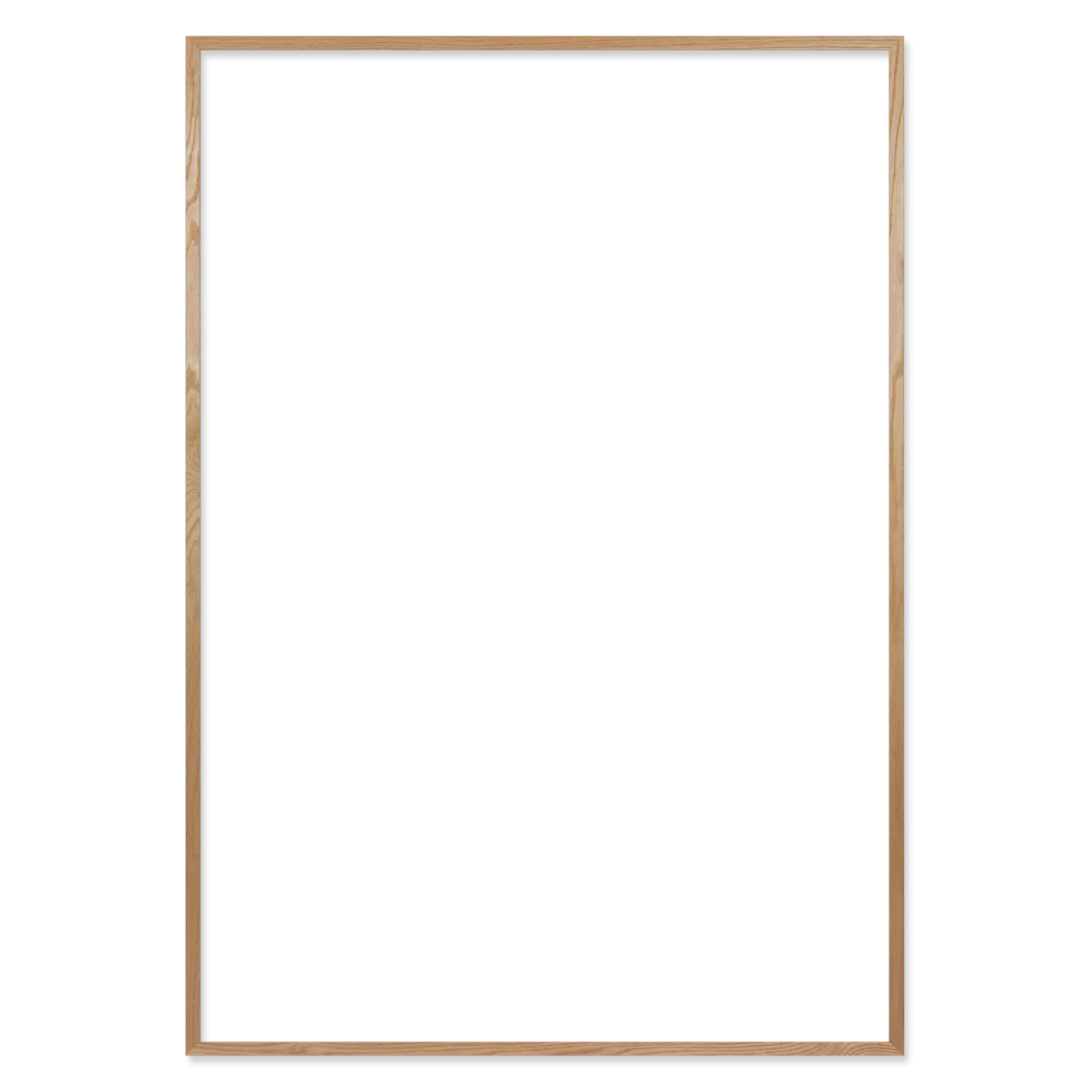 Ramme 97.7 x 140 cm – egetræ natur