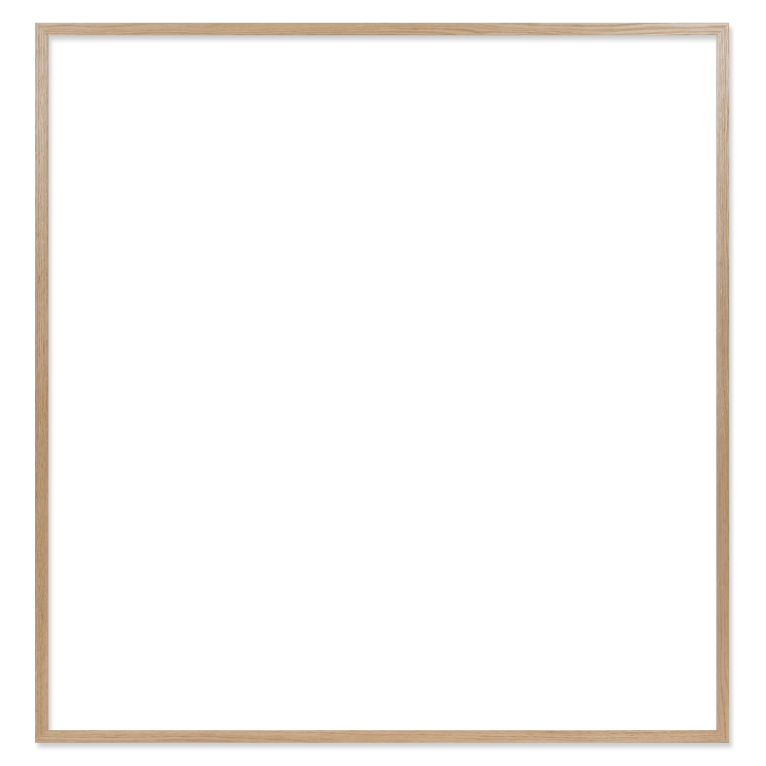 Ramme 116.9 x 121.9 cm – egetræ natur
