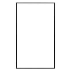 Ramme 50 x 85.4 cm – sort egetræ