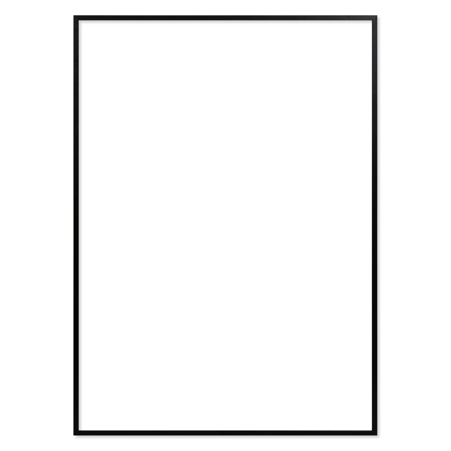 Ramme 70 x 100 cm – sort egetræ
