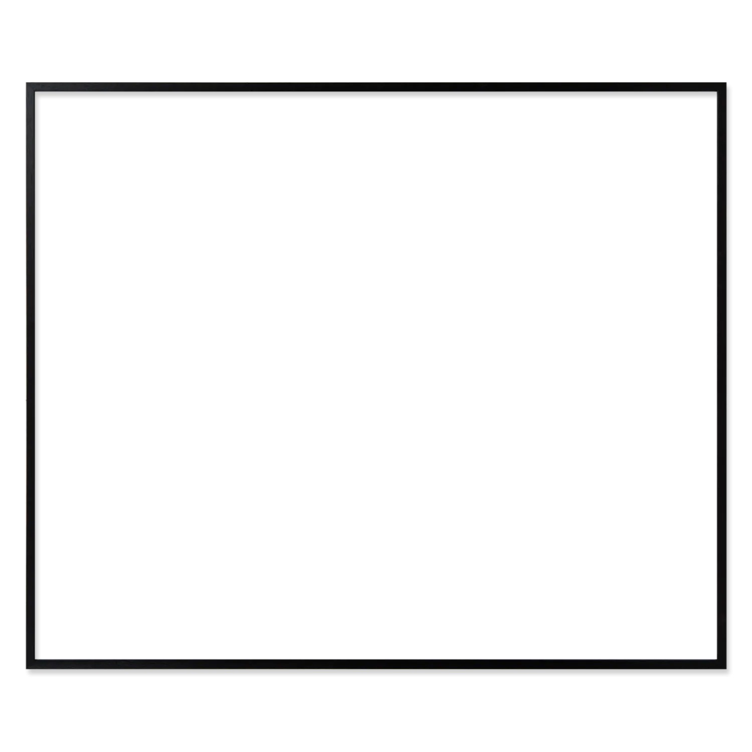 Ramme 84 x 70 cm – sort egetræ