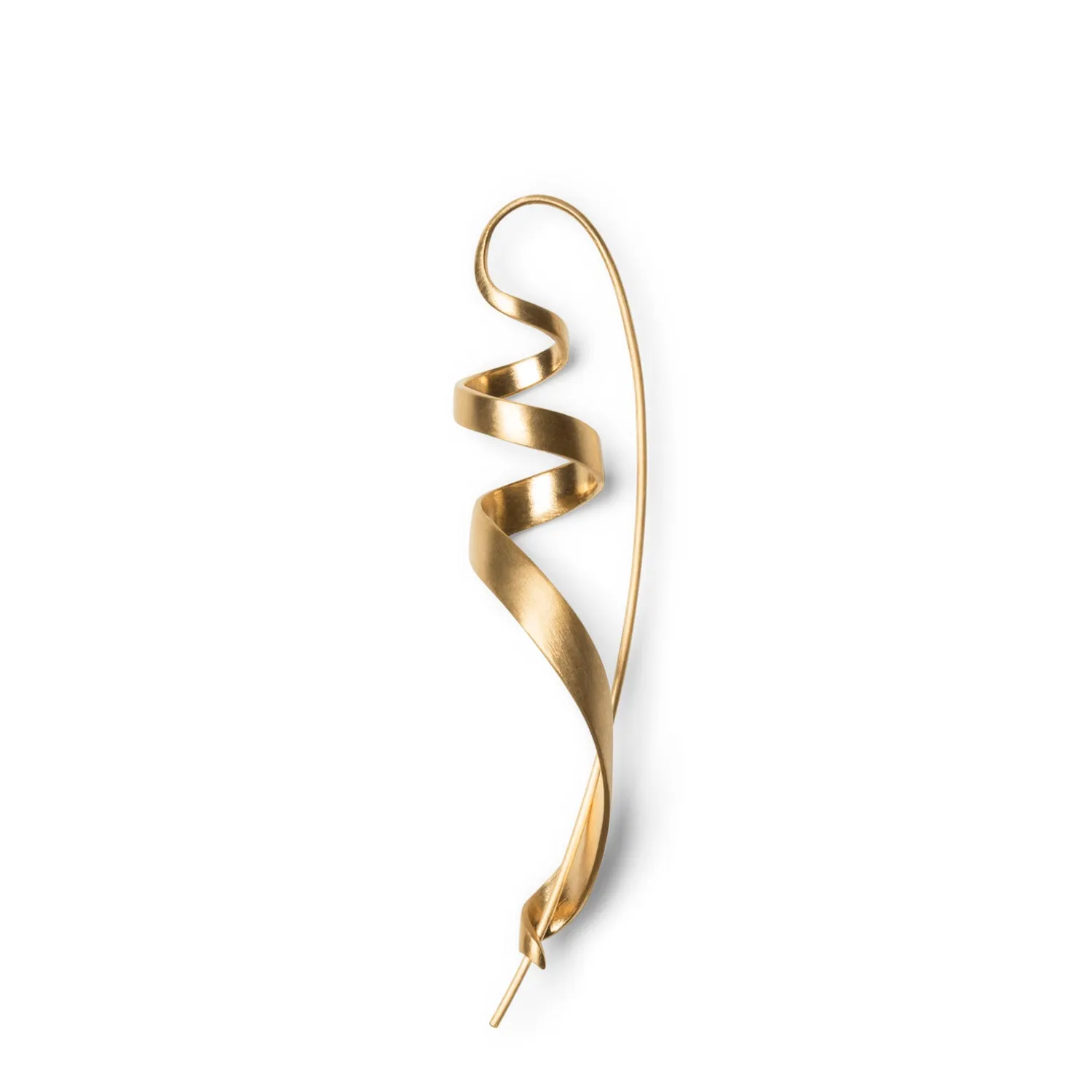 Ringlet ørering – forgyldt