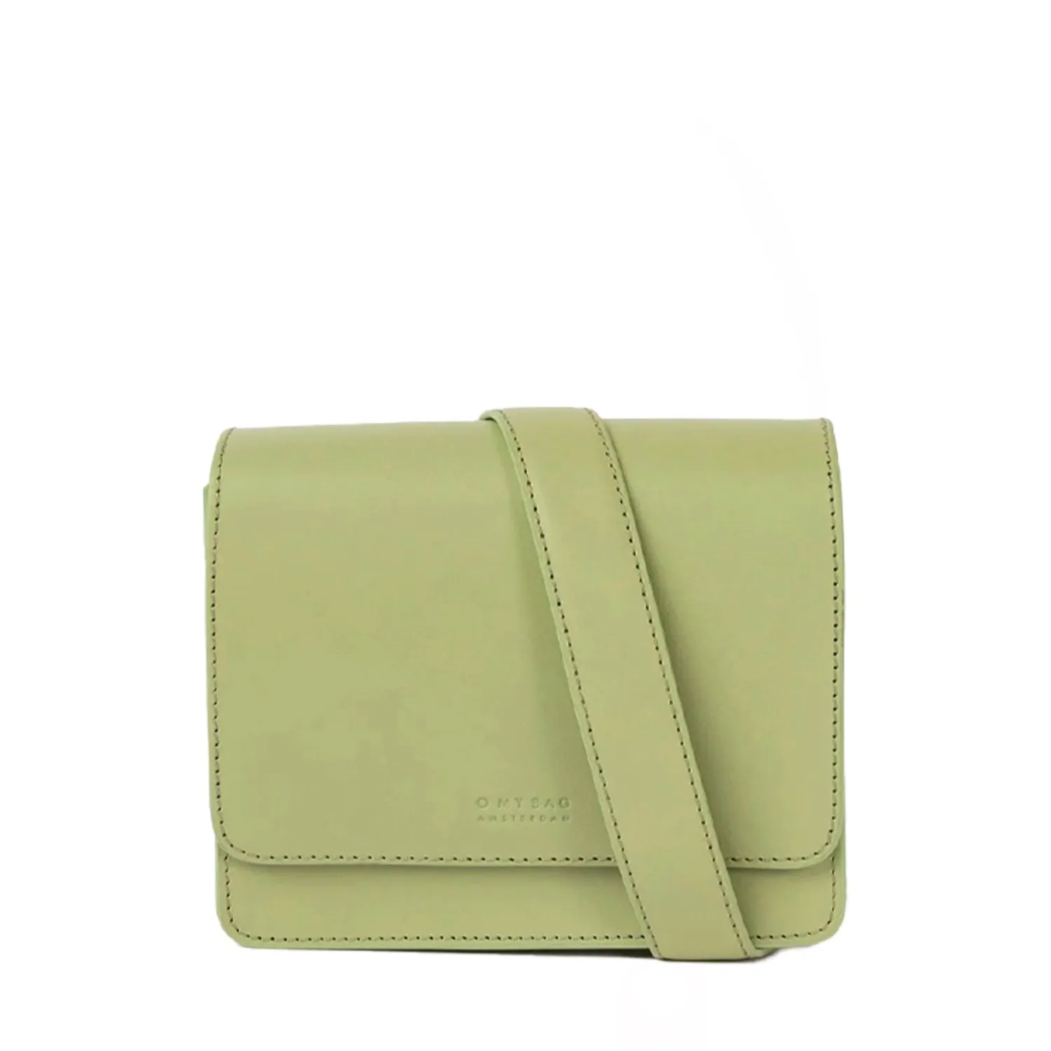 Taske – Audrey Mini Tea Green Classic Leather